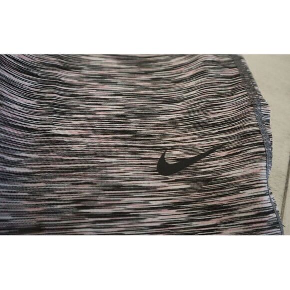 Nike Pro DA1012 010 Women's Sz Small Black Fitted Space-Dyed Cropped Tights $55 - Picture 8 of 9